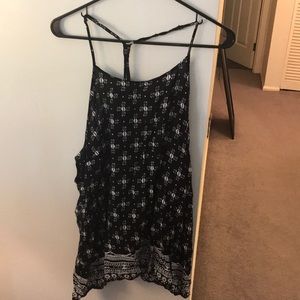 Razor back tank top
